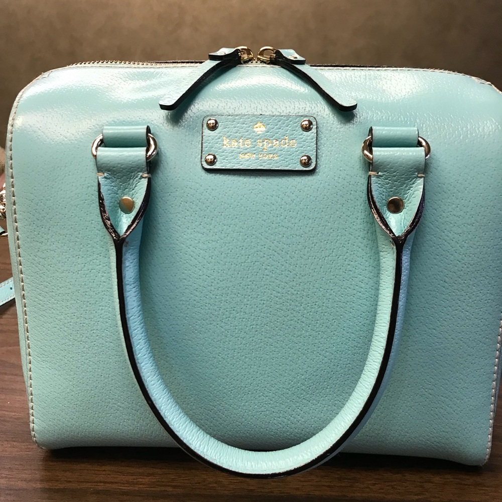 Aqua Kate Spade purse